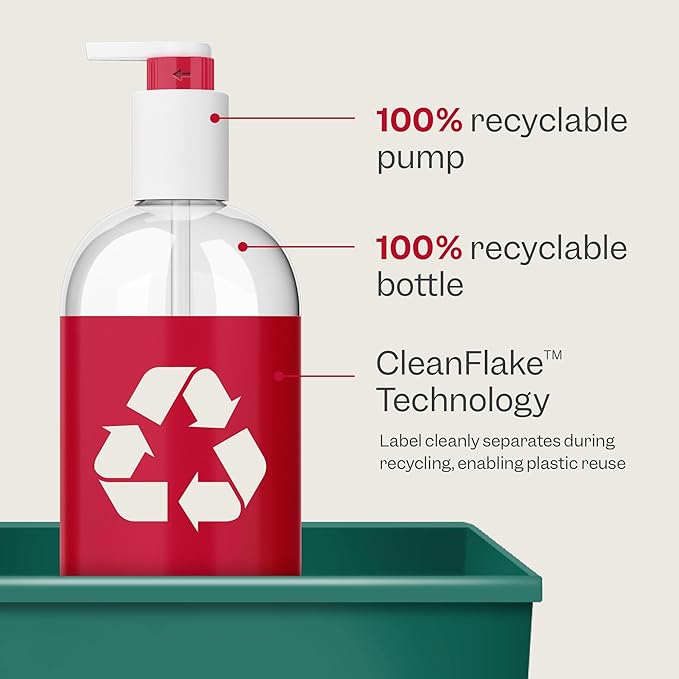 Renpure Pomegranate & Mango Exfoliating Body Wash - Cleanses, Exfoliates, Moisturizes & Rejuvenates Skin - For All Skin Types - Pomegranate Extract, Mango Fruit Extract - 24 Fl Oz each, 2 Pack