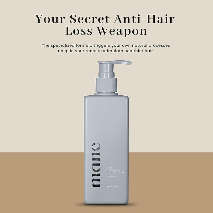 Superior Mane Root Activator Shampoo & Conditioner for Men – Nourishing Daily Hair Care Set – Supports Healthier, Fuller-Looking Hair with Ginseng, Oat & Sesame Extracts – Unscented, 17 fl oz (2 Pack)