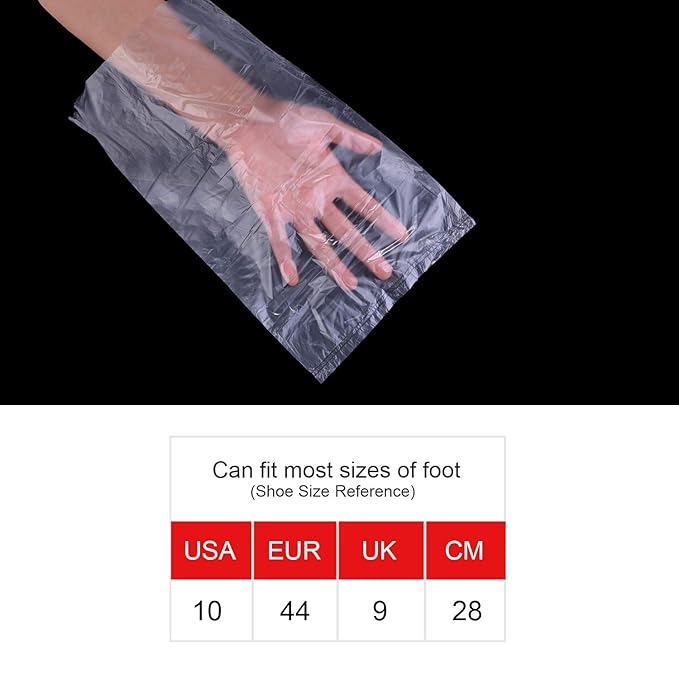 Sumind 300 Pcs Paraffin Wax Bags for Hands and Feet Disposable Paraffin Liners Bath Gloves Parafina Para Pies Y Manos Plastic Bags for Parafina Wax Machine Treatments