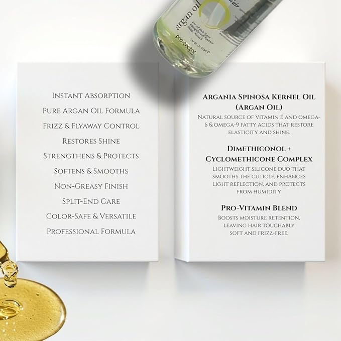 Elixir of Hair – Argan Oil Serum for All Hair Types | Smooths, Strengthens & Restores Shine | Lightweight, Non-Greasy & Color-Safe Formula (1.69 fl oz / 50 ml)