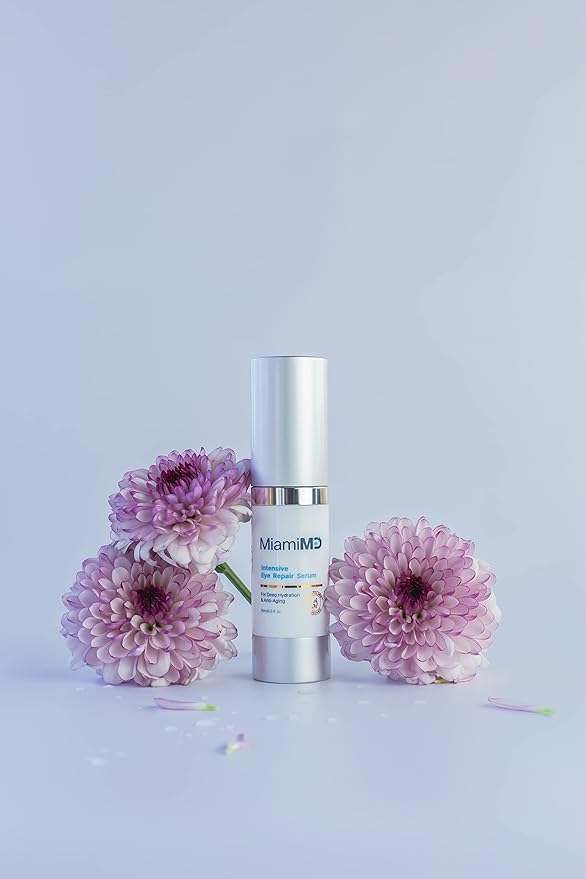 MiamiMD Eye Serum (15ml) Under Eye Treatment for Dark Circles & Crow's Feet - Serum for All Skin Type - Anti-Aging Cream - Reduces Puffiness - For Day & Night Time Use