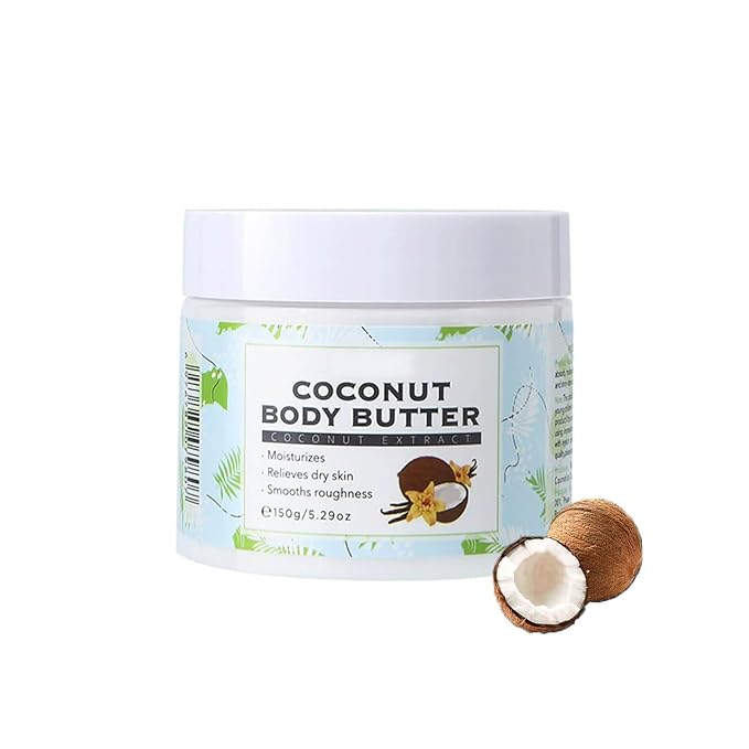 Body Lotion - Coconut Oil Formula Moisturizing Cream for Dry Skin,Deeply Moisturizes,Softens Skin,Coconut Oil for Face,Hands,Feet,Suitable for All Skin Types 5.29 oz