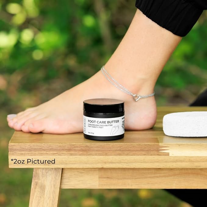 Ora's Amazing Herbal Foot Care Butter, Heel Balm, Foot Balm, Repair Cream for Dry Cracked Heels & Feet (8 oz)