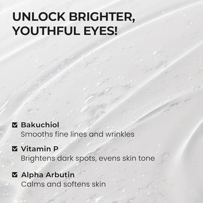 [SKIN&LAB] Bakuchiol Eye Serum with Caffeine, Roll-on Korean Under Eye Serum, Anti-Aging Wrinkle Care for Fine Lines, vegan, cruelty-free (0.5 Fl Oz)