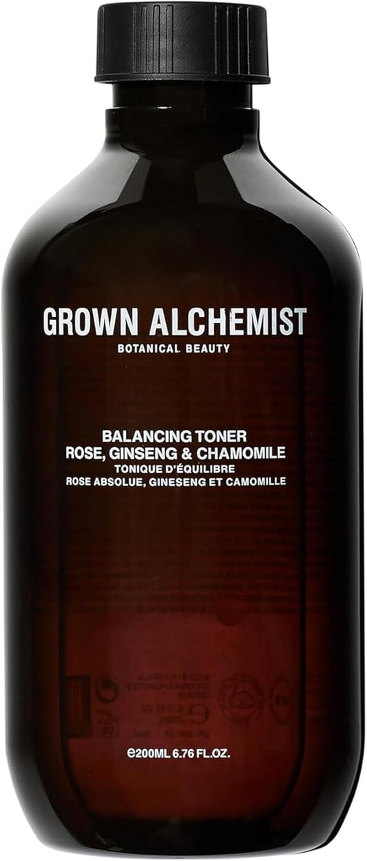 Grown Alchemist Balancing Toner, Alchohol-Free with Rose, Ginseng, Chamomile 200mL