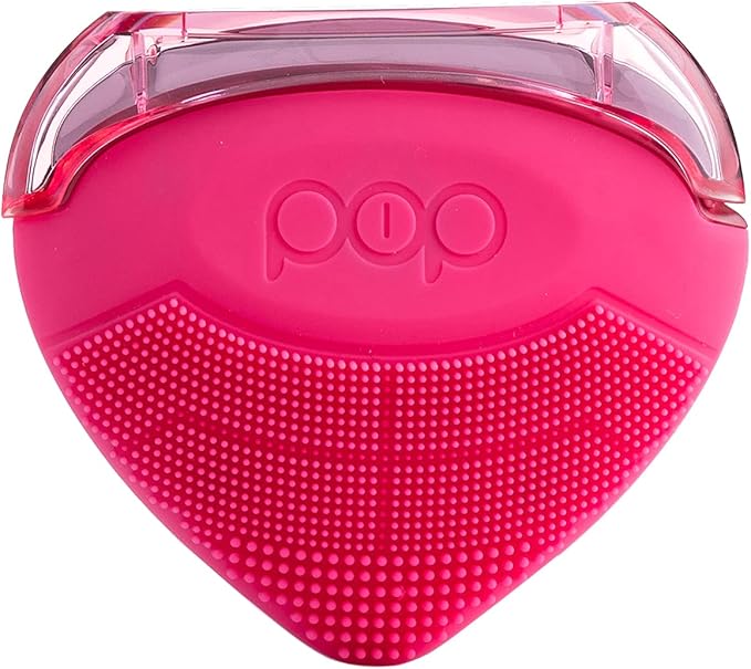Pop Sonic Strawberry 3 in 1 Skin Exfoliating Cleanser Clean Massage Exfoliate - Pink