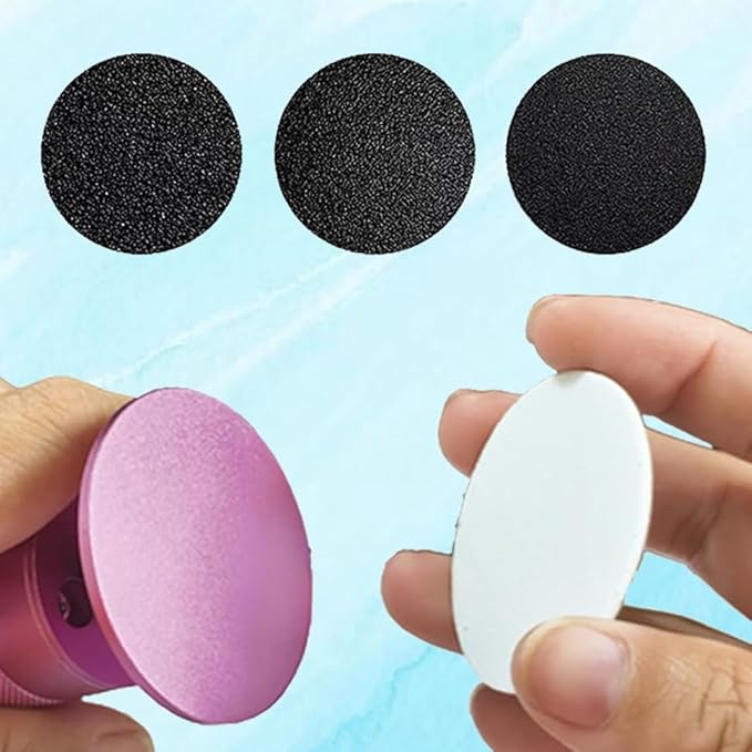63 Sandpaper Discs (1.7'' x 1.7'' for Electric Foot File Callus Remover and 20 pcs(0.5'' x 0.5'') Sanding Rings
