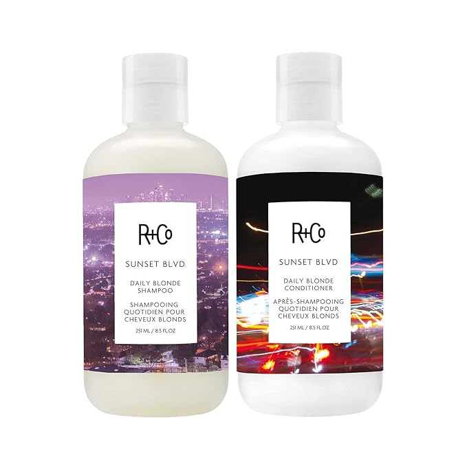 R+Co Sunset Blvd Daily Blonde Shampoo + Conditioner Duo 8.5 Fl Oz (Set of 2)