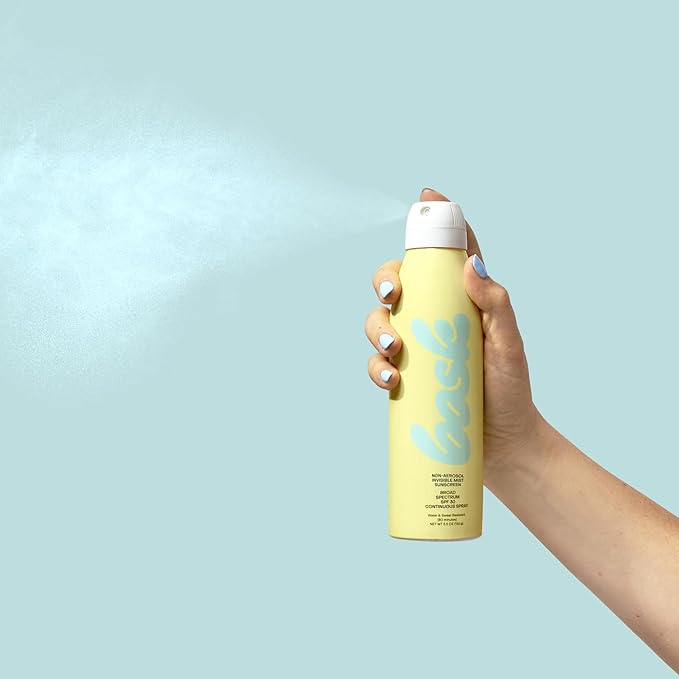 Bask Suncare SPF 30 Sunscreen Spray - Non-Aerosol, Broad Spectrum UVA/UVB Protection, Dermatologist Recommended, Moisturizing, Lightweight & Non-Greasy, 5.5 oz