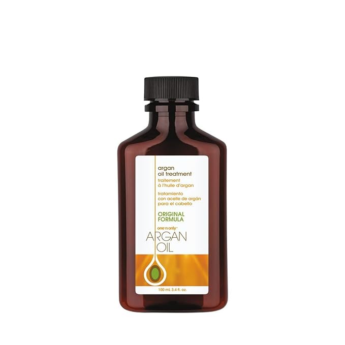 One 'n Only Argan Oil Hair Treatment - Hair Oil Smoothes and Strengthens Dry Damaged Hair, Eliminates Frizz, Creates Brilliant Shines, Non-Greasy Formula, 3.4 Fl. Oz