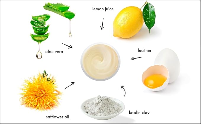 Raya Natural Lecithin Masque (601) | Nourishing Facial Treatment Mask for Dry and Combination Skin | Calms Inflammation and Minimizes Pores