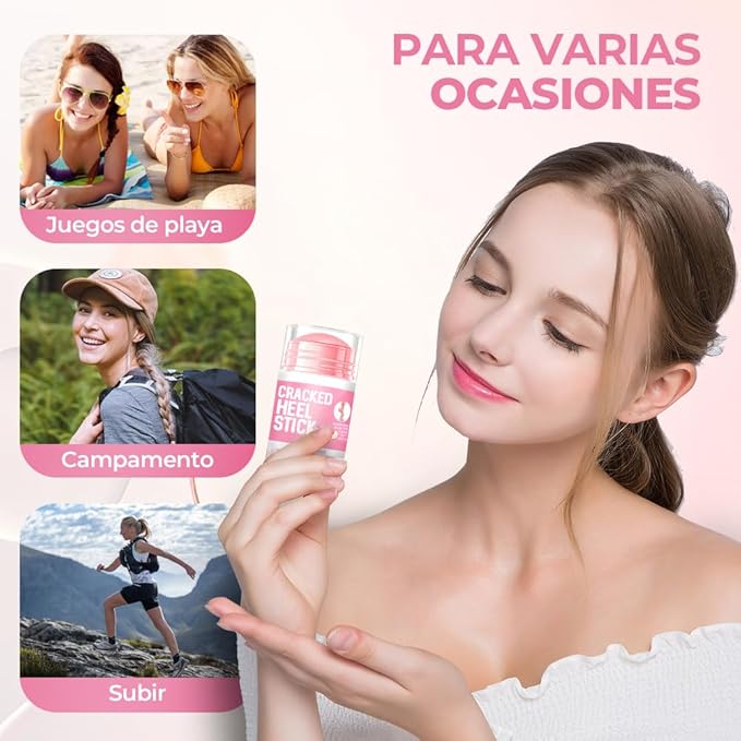 60% Urea Hydrating and Anti-Cracking Foot Cream, Moisturising and Relieves Cracking and Dryness Foot Cream for Cracked Heels,Hands,Knees,Exfoliating Moisturizer (Pink*2, one size)