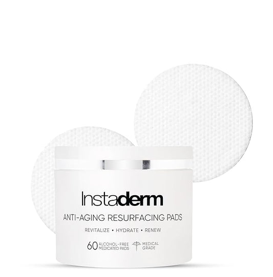 Anti-Aging Resurfacing Pads – Smooth’s Fine Lines, Wrinkles, Dark Spots & Skin Roughness to Enhance the Skins Texture & Tone for Radiant Glow.