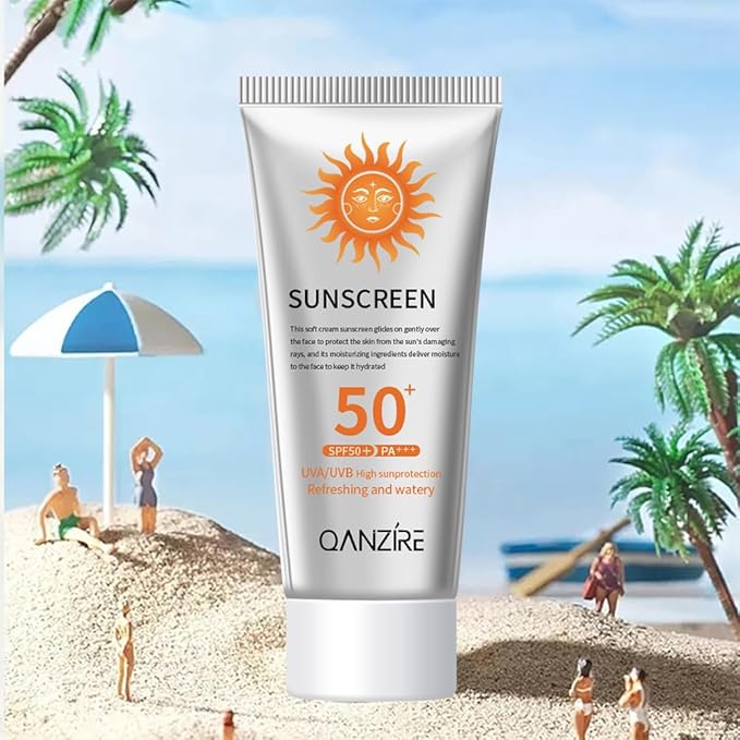Sport Face Sunscreen, SPF 50, Water Resistant, Sweat Resistant Oil Free Sunscreen Lotion, Traveling for men, women, and children can be available, 1.76 oz