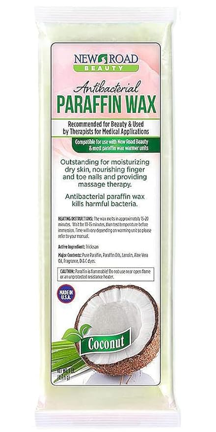 Paraffin Wax Machine for Hand and Feet, Paraffin Wax Kit, Quick Heating Touch Screen Paraffin Bath, Blue Terry-Cloth Mitts and Booties, Paraffin Wax for Arthritis, 4-Pack Coconut
