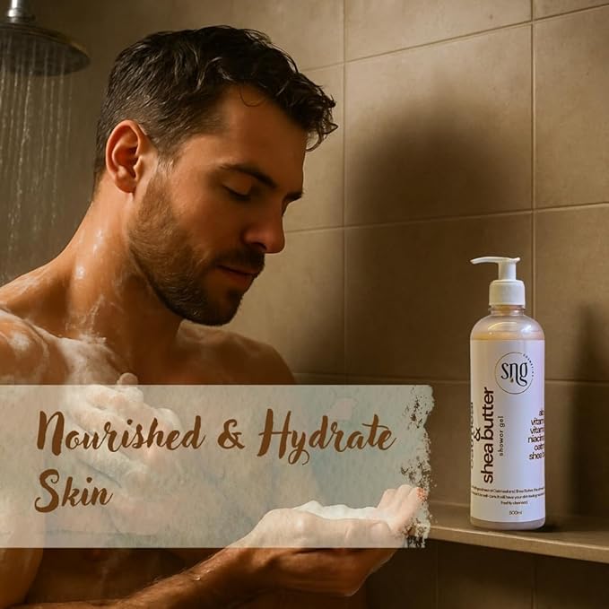 Oatmeal Body Wash for Women & Men 16.9 fl oz – Hydrating Shower Gel with Aloe Vera, Vitamin E, Niacinamide, Panthenol & Shea Butter– Moisturizing, Paraben-Free, Cruelty-Free