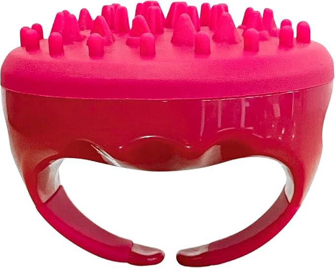 Cellulite Massager Brush, Anti-Cellulite Silicone Body Scrubber for Skin Smoothing, Toning, and Firming, Handheld Exfoliator for Scalp and Muscles by M3 Naturals