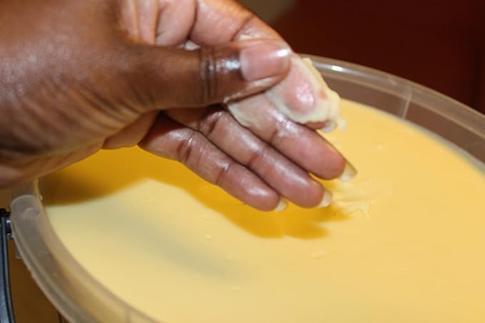 3CAYG 1 lb Unrefined Shea Butter for Hair, Skin, and Nails