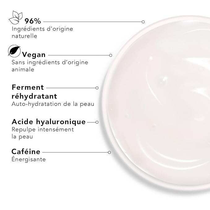 Lierac Rehydrating Under Eye Cream, Rehydrates & Hydrates, Smoothes with Hyaluronic Acid, Elevates Skin Radiance, Under Eye Moisturizer Cream for Woman, Suitable for All Skin Types - 15ml