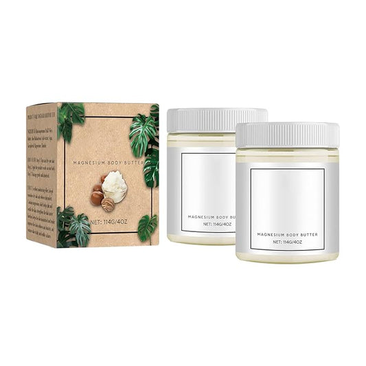 Mama Bear Neuropathy Cream, Magnesium Body Butter, Magnesium Cream for Neuropathy, Deeply Moisturizes Skin, Keep Soft Smooth (2PCS)