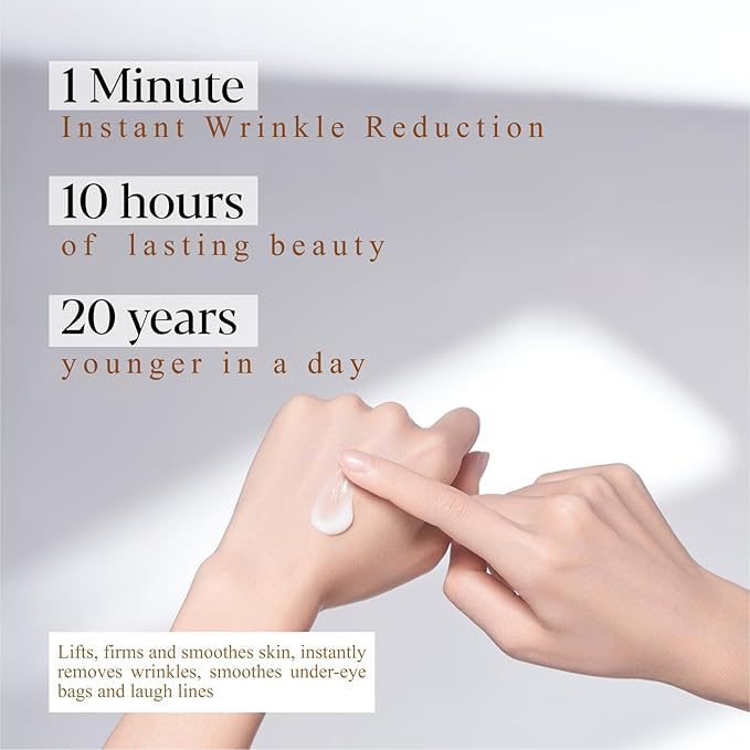 Under Eye Bags and Wrinkles - Instant Face Lift Cream,Remove Dark Circles, Bags Under Eyes, Fine Lines, Wrinkles and Neck Lines,Firming Delicate Skin