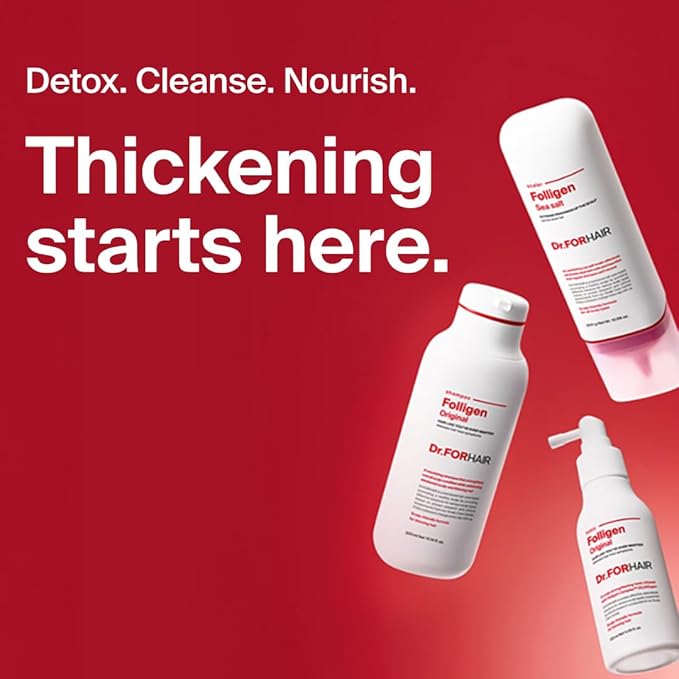 Dr.FORHAIR Folligen Tonic | Scalp Serum for Hair Care | Scalp Care and Nourishment | Revitalizing Tonic for Healthy Scalp & Hair Thickening, 4.06 fl oz