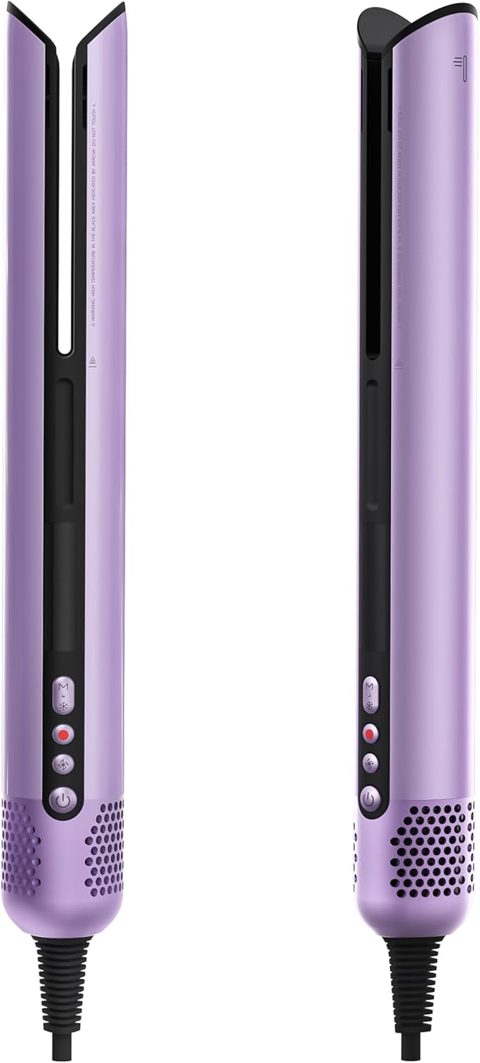 Hair Dryer Air Straightener Non-Movable Clamp Flat Iron No Heated Plates No Damage No Hand-Feeding Automatic Draws Hair Straighteners 2 in 1 Dry & Straight Styling Blower Tool for Women 1A to 2A Hair