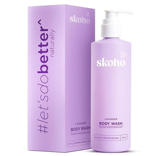 98.046% Natural Refreshing Bodywash | Gentle Cleansing & Moisturizing | COSMOS Certified with Aloe Vera & Super Berries | Paraben & Sulphate Free| 250 ml (Pack of 1)