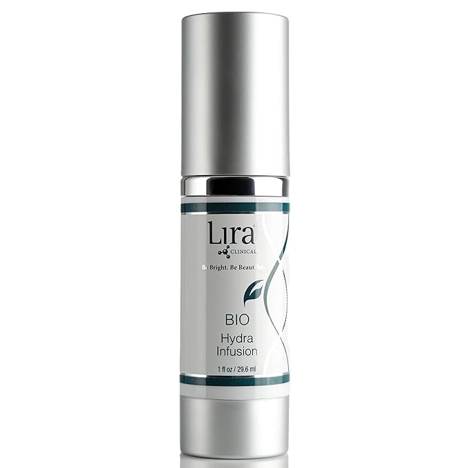 Lira Clinical BIO Hydra Infusion - Hydrating Face Serum with Hyaluronic Acid, Plant Stem Cells, and Minerals - Lightweight Facial Serum for Smooth, Refreshed Skin - Travel Size Daily Skincare - 1 Oz