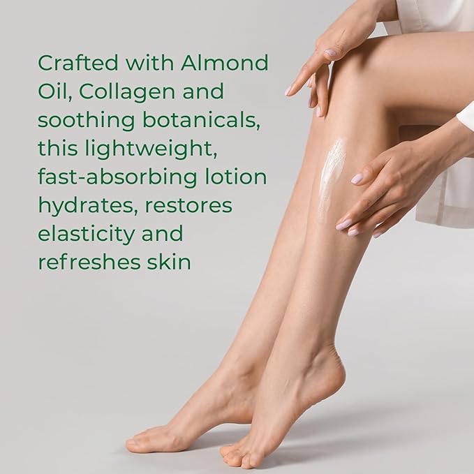 Hand & Body Lotion 16 oz – Deep Moisturising, Fast-Absorbing, Plant-Based Formula – With Almond Oil, Collagen & Botanical Extracts – Lightweight & Nourishing