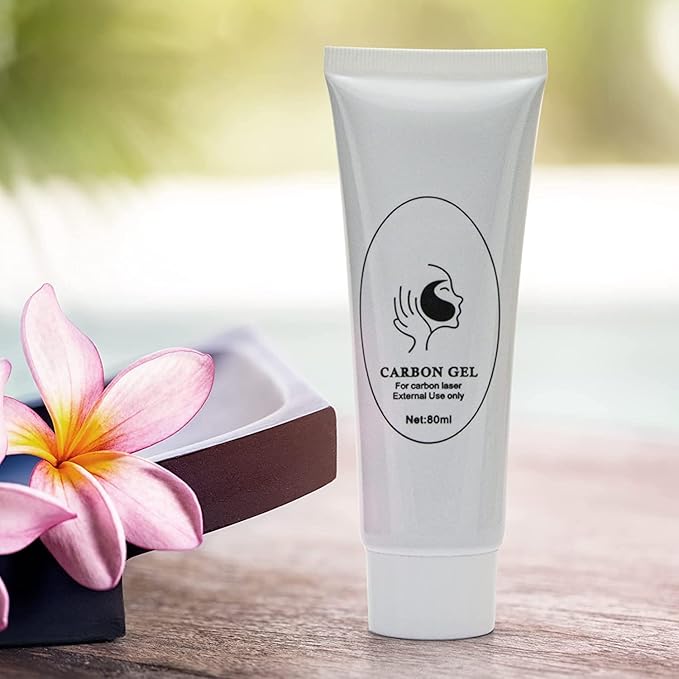 Elitzia Carbon Gel Peel Skin Care Rejuvenation Black Doll Facial Skin Deep Cleaning with Nano Activated Carbon for Laser Carbon Cream ETBDF80 80ml Pack of 2