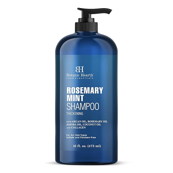 Botanic Hearth Rosemary Mint Shampoo and Conditioner Set, Thickening Formula, Promotes Hair Growth and Scalp Health Sulfate Free & Paraben Free, for Men & Women | 16 fl oz