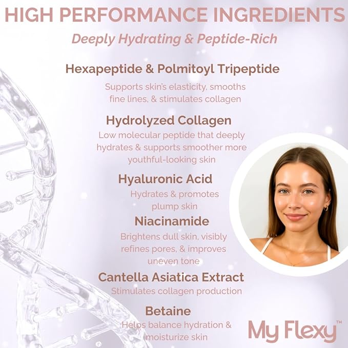 Bio Collagen Overnight Facial Mask with Peptides, Hyaluronic Acid & Antioxidants, Brightening Hydrating Facemask for Women, Hydrogel Korean Face Masks Skincare, Facial Sheet Skincare - 4 Pack