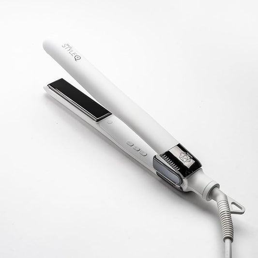 SRILabs StyleQ Flat Iron Hair Straightener Styler - GraphFlow Techonology, Negative Ions, Infrared Light Therapy, 12 Heat Settings for Straight, Smooth, Waves and Curls: All Hair Types