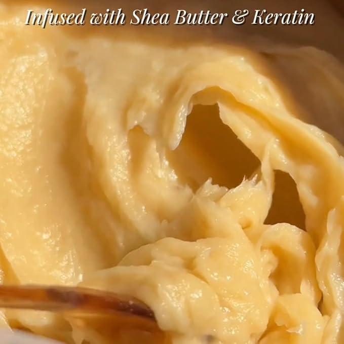 Savannah Hair Mask/Hair Masque with Keratin & Shea Butter – Deep Conditioning, Hydrating Anti-Frizz Treatment for Dry, Curly, or Chemically Treated Hair – 500ml (16.9 oz)