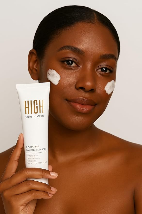 Hydrating Facial Cleanser – Gentle Foaming Wash with Glycerin, Chamomile & Green Tea for Soft, Calm, Radiant Skin – Removes Impurities Without Stripping Oils