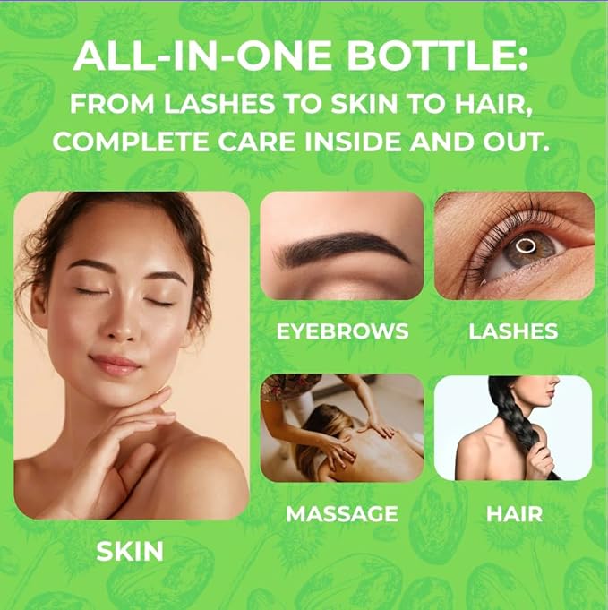 Black Jamaican Castor Oil – 16 oz Bottle with Pump | Cold-Pressed, Hexane-Free | Promotes Thicker Hair, Fuller Eyebrows & Longer Lashes | Deep Moisturizer for Skin & Scalp