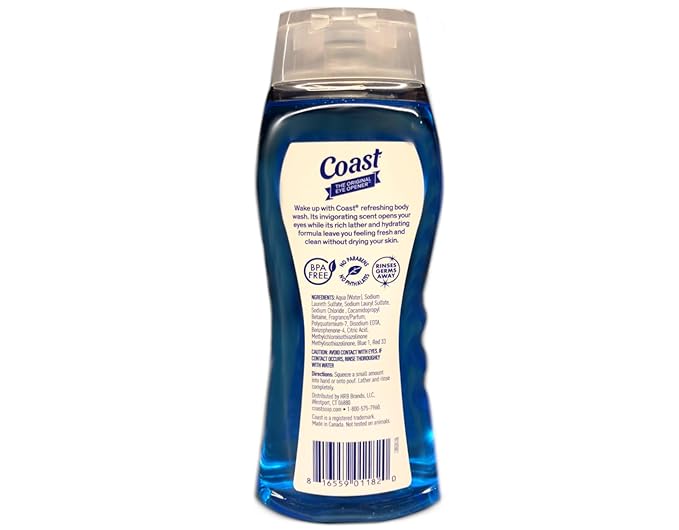 Coast 2 in 1 Hair & Body Wash Classic Scent 18 Oz. - (Pack of 6)