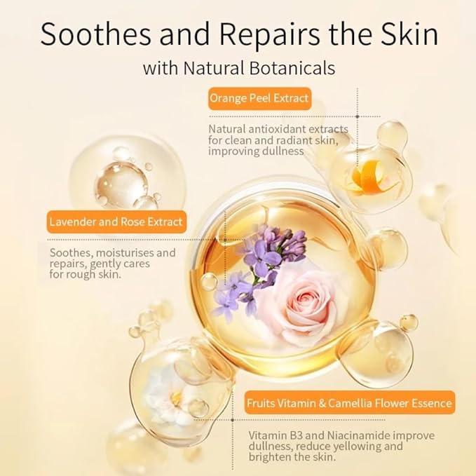 ELT Mega Vitamin C Sheet Mask, (25 g / 0.88 oz.) 10 EA Korean Face Mask, Brightening Sheet Mask, Soothing Facial Mask, Wrinkle Fighting, Deep Collagen, Korean Skin care