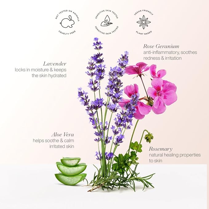 Organic Works Daily Hydration Hand and Body Lotion - Enriched with Vitamin E, Cocoa Butter Lotion for Skin Hydration - Lavender - 10.14 oz