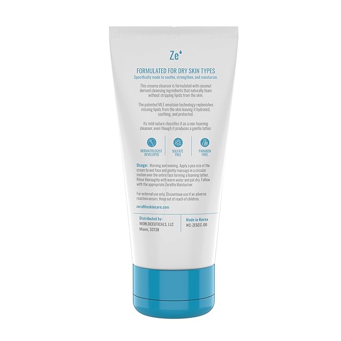 Soothing and Calming Creamy Cleanser for Dry & Sensitive Skin (6 Fl. oz.)