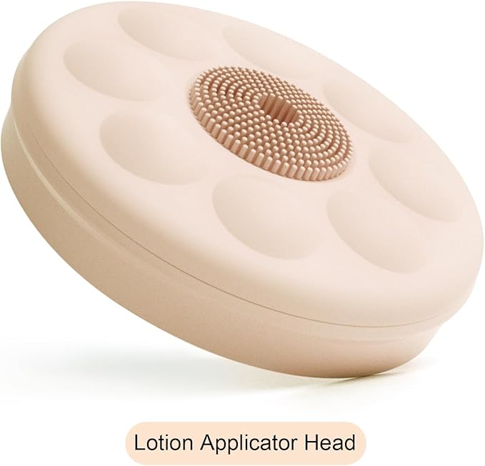 Electric Body Brush Bath Brush Head - Lotion Applicator Head, Chrysanth Pink, Only Suitable for Oh,XIYU. XY1 Electric Bath Brush