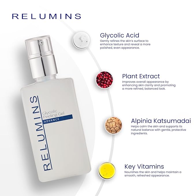 10 Bottles of Authentic Relumins Advance White Glycolic Peeling Gel