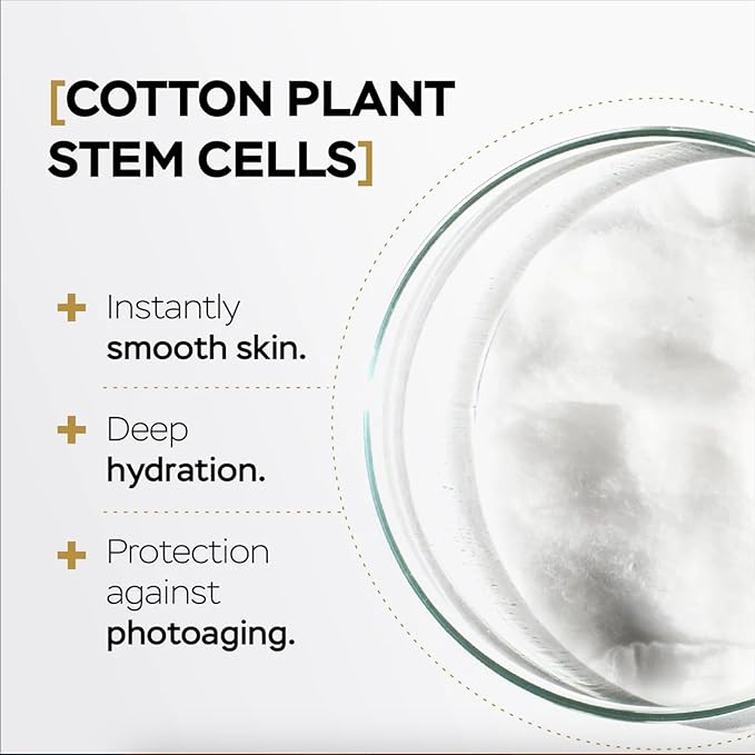 VITASEI Moisturizing Eye Cream w/Aloe Vera, Collagen, Hyaluronic Acid, Cotton Stem Cells for Dark Circles, Puffiness & Bags - Under Eye Hydration Cream for Women & Men (1 Fl Oz)