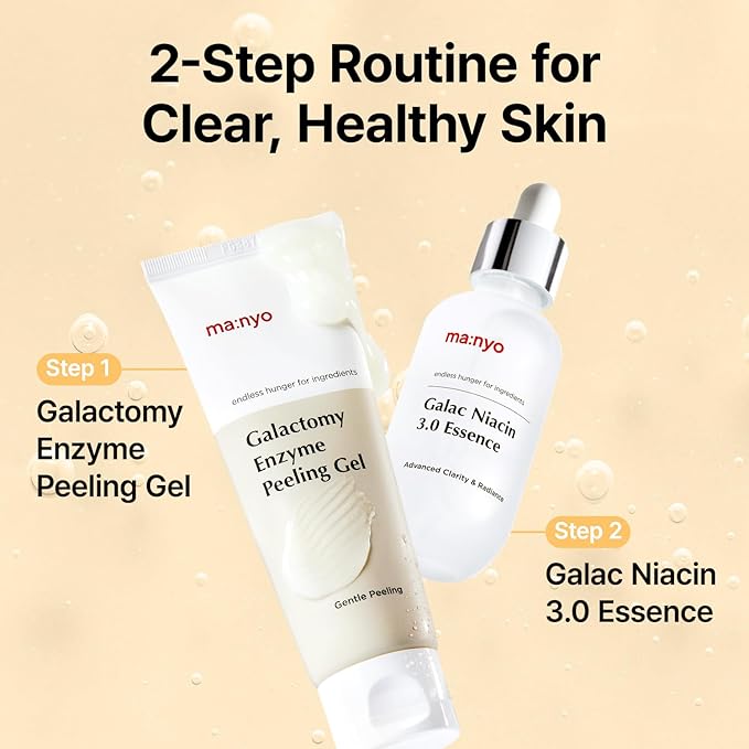 MANYO Galactomy Enzyme Peeling Gel, Face and Body Scrub, Dead Skin Remover, Blackhead Remover, Korean Exfoliating Gel, Korean Skin Care, 2.5fl oz (75ml)