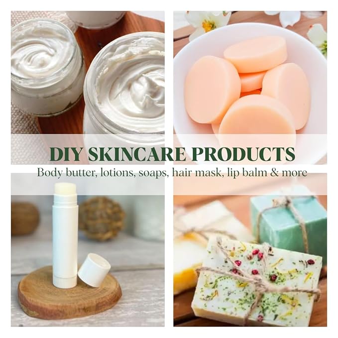 White Naturals African Shea Butter 1lb, Pure, Unrefined, Raw, Organic, Great Skin Moisturizer, Perfect for DIY Whipped Body Butter, Face Cream, Hair Mask, Lip Balm