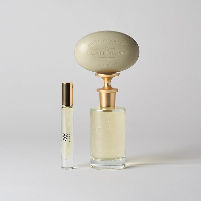 Caswell-Massey RÒS Natural Bar Soap for Men, Moisturizing Body Soap Bar for All Skin Types, Made with Essential Oils & Plant-Based Formula for Soft Skin, Made in USA, 5.8 oz