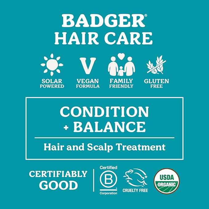 Badger Argan Hair Oil, 2.0 Ounce