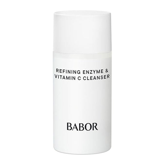 BABOR Refining Enzyme & Vitamin C Cleanser, Travel Enzyme Powder Cleanser, Exfoliating Face Wash Polish, Gentle Facial Scrub to Brighten and Even Complexion, 0.5 oz