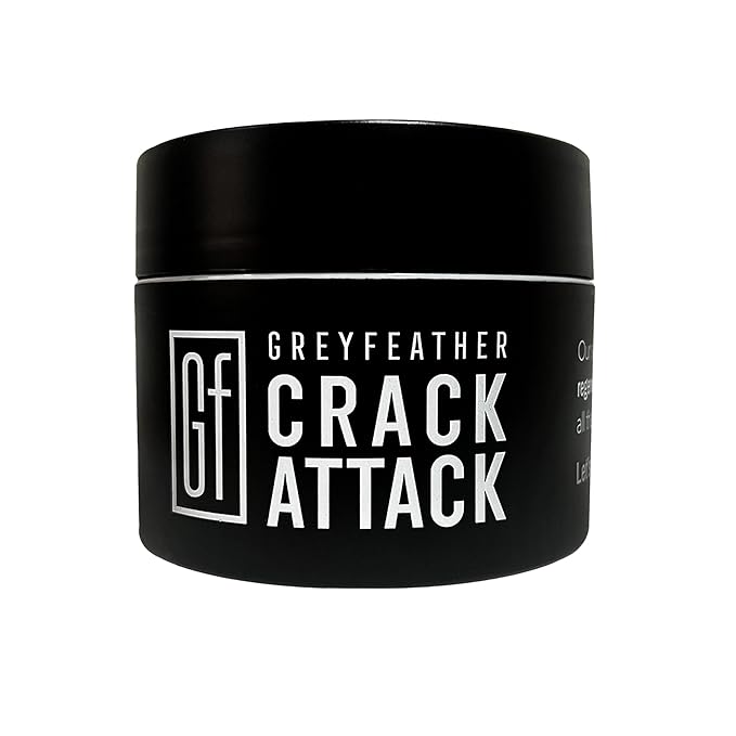 Greyfeather Crack Attack Hand Cream for Dry Cracked Hands Working Hands Cream – Travel Size Moisturizer with Shea Butter & Vitamin E – Anti Aging Hand Cream for Men & Women Non-Greasy & Fast Absorbing